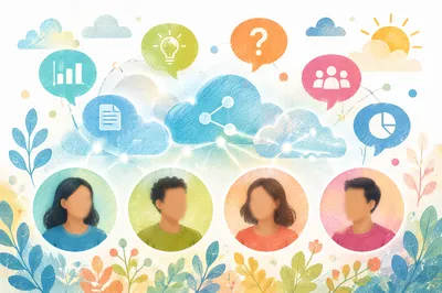 Cloud Network Collaboration with Glowing Connections
