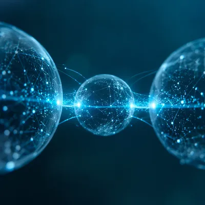 Futuristic Cloud Computing Network Spheres