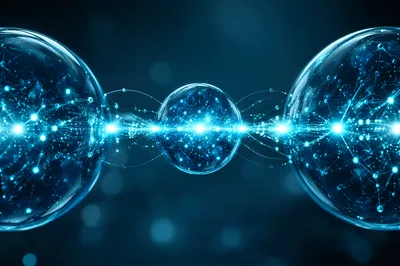 Futuristic Cloud Network Data Spheres