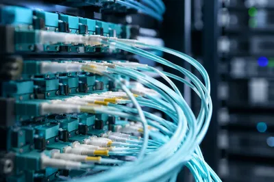 Fiber Optic Cloud Network Data Center