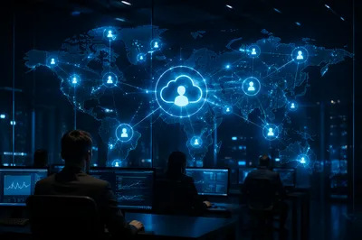 Holographic Cloud Network Control Room