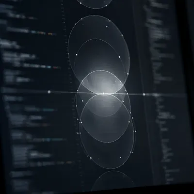 Dark Mode Coding Monitor Close Up