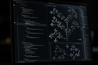 Dark Mode Coding Screen Close-Up