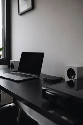 Minimal Modern Laptop Desk Workspace