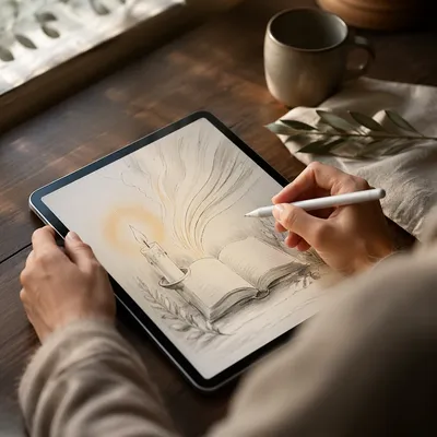Faithful Digital Sketching on Tablet