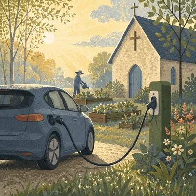 Green EV Charging Near Chapel Garden
