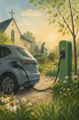 Green EV Charging by Chapel Garden
