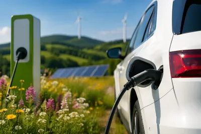 Green Countryside Electric Car Charging