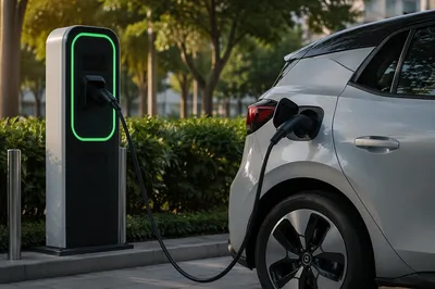 Green Electric Vehicle Charging in Urban Parking