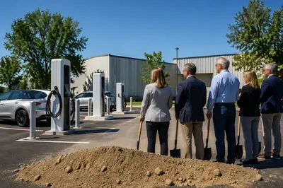 Suburban EV Charging Station Groundbreaking Ceremony