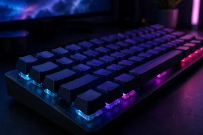 RGB Mechanical Keyboard Macro Night Glow