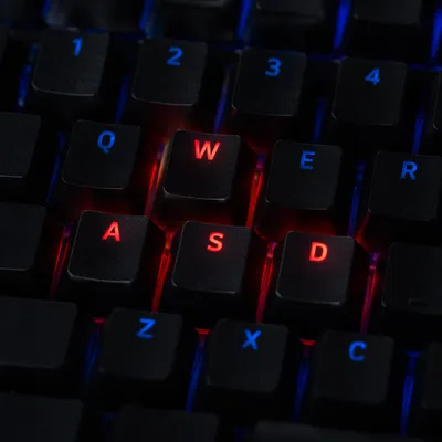 RGB Mechanical Keyboard Close Up
