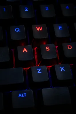 RGB Mechanical Keyboard Close-Up