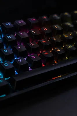 RGB Mechanical Keyboard Macro in Dark Studio