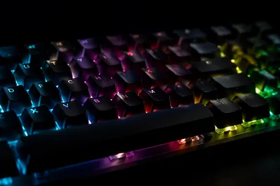 RGB Mechanical Keyboard Macro in Dark Studio