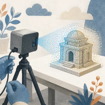 LiDAR Scanner Mapping Architectural Point Cloud