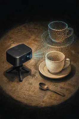 Compact LiDAR Scanner Mapping Ceramic Cup