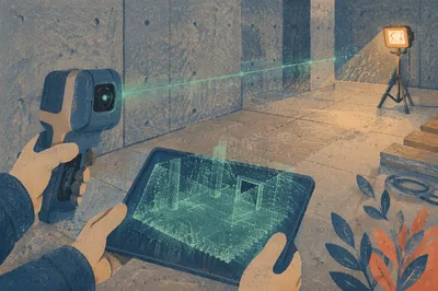 Lidar Scanner Mapping Interior Point Cloud