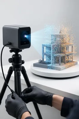 LiDAR Scanner Mapping Architectural Point Cloud