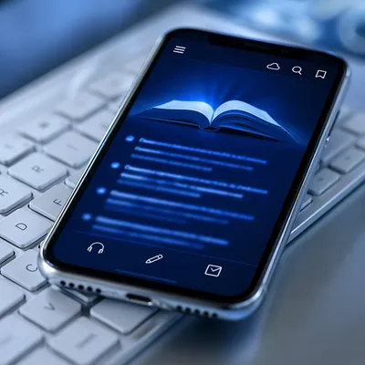 Online Bible App on Smartphone Screen