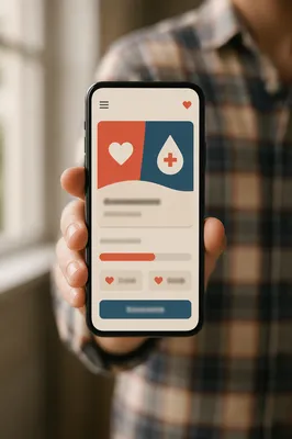 Online Giving App on Smartphone Screen
