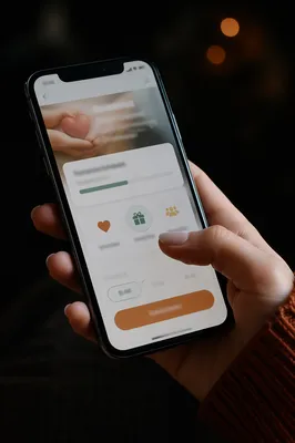 Online Giving App on Smartphone Screen