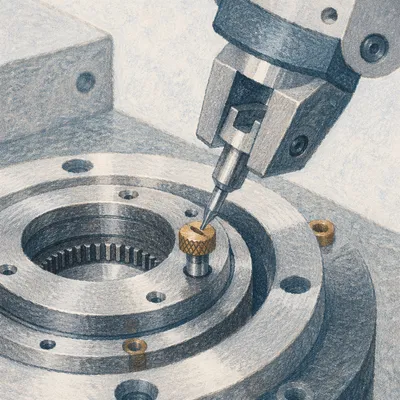 Precision Robot Arm Macro Detail