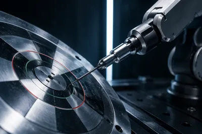 Robotic Arm Precision Calibration Close Up