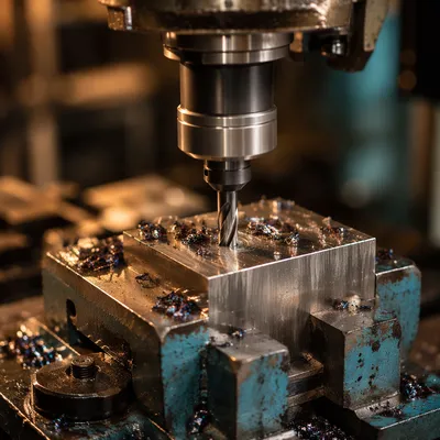 Precision CNC Milling Tool Close Up
