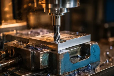 Precision CNC Milling Tool Close Up