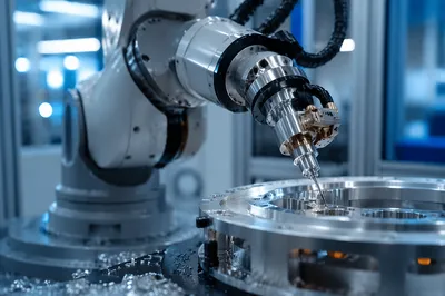 Precision Robot Arm in Modern Factory