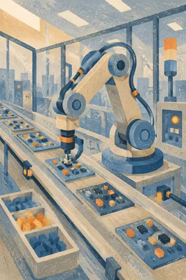 Modern Robotic Arm in Smart Factory