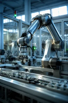 Robotic Arm on Modern Factory Line