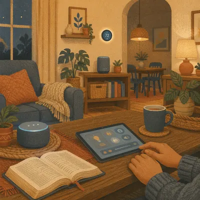Connected Living Room with Smart Devices