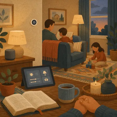 Connected Living Room with Smart Devices