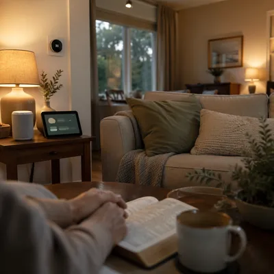 Connected Living Room with Smart Devices