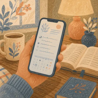 Morning Prayer Notes on Smartphone