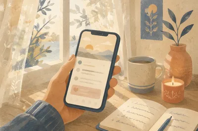 Morning Devotion on a Smartphone