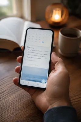 Morning Prayer Notes on Smartphone