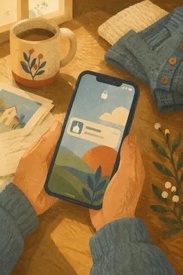 Smartphone Church App Notification Morning Scene