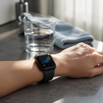 Smartwatch Health Tracking in Morning Light