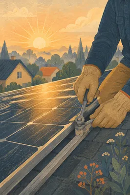 Solar Rooftop Installation at Golden Sunrise