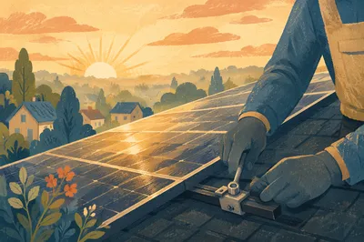 Solar Rooftop Installation at Golden Sunrise