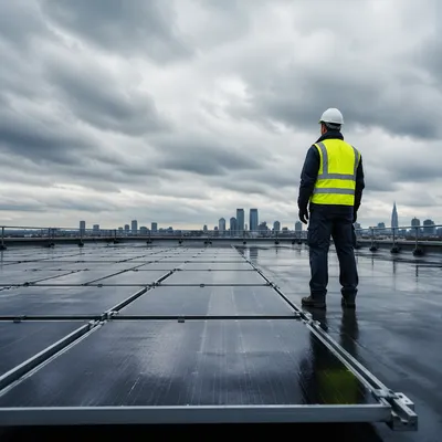 Rooftop Solar Technician in Stormy City