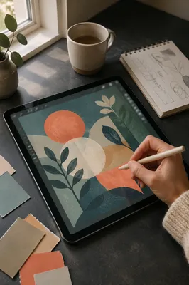 Tablet Stylus Digital Art Creative Workspace