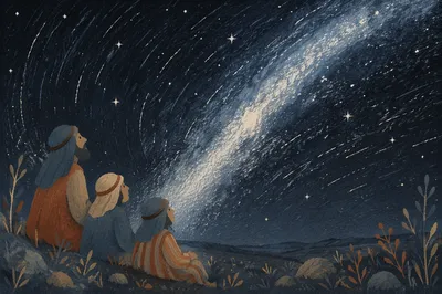 Telescope Watching Stars Under Milky Way