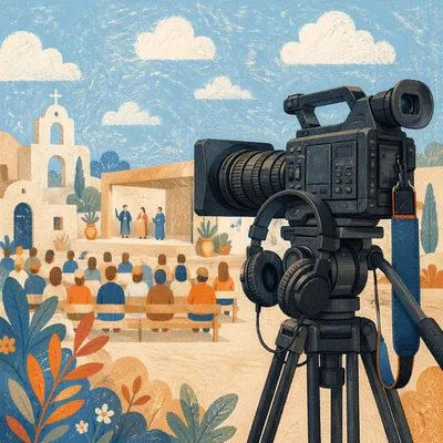 Church Service Video Camera Production Setup