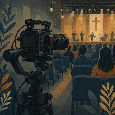 Church Service Camera Production Setup