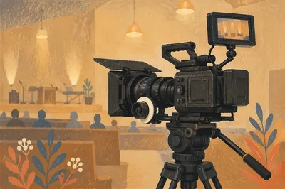 Church Service Video Production Camera Setup