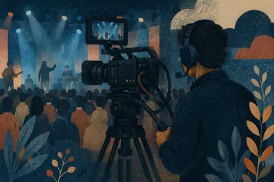 Church Service Video Production Camera Operator